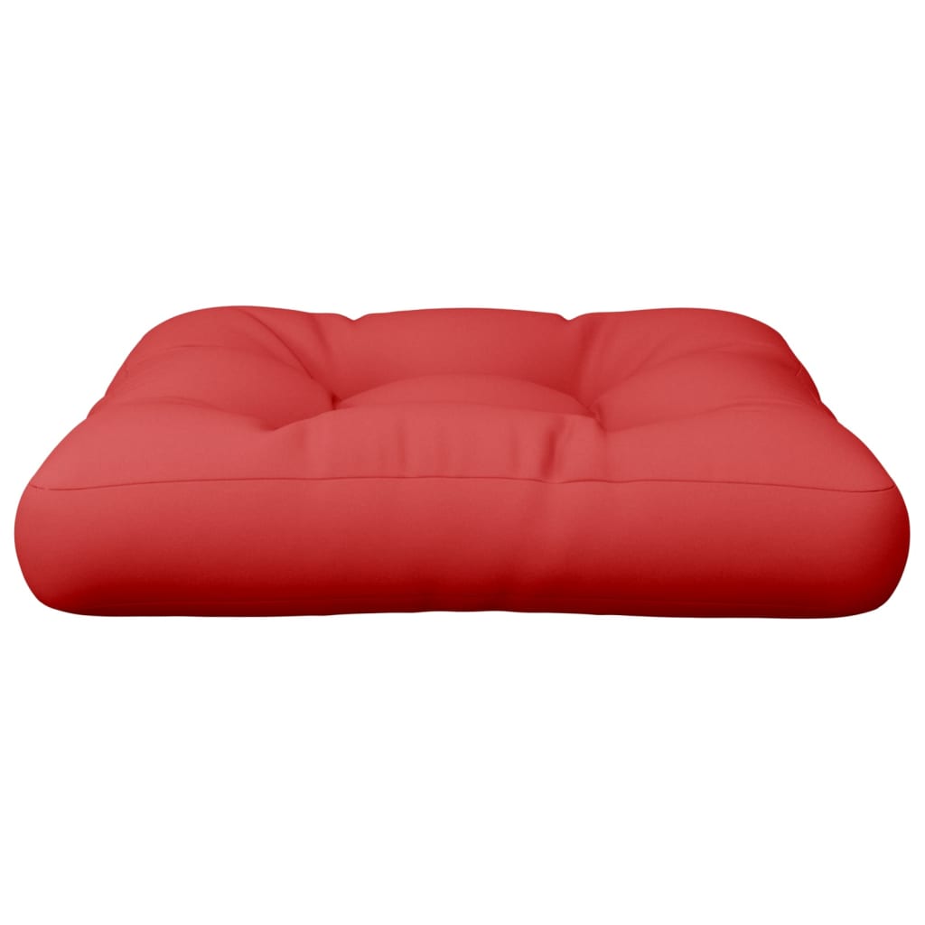 Cuscino per Pallet Rosso in Tessuto