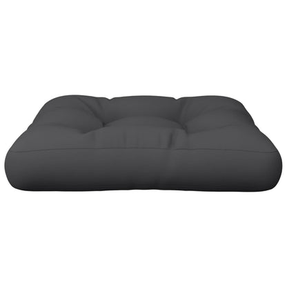 Cuscino per Pallet Nero 60x61,5x10 cm in Tessuto