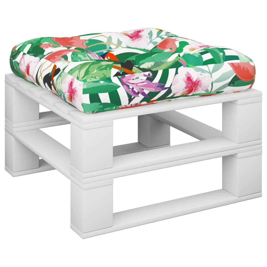 Cuscino per Pallet Multicolore 60x61,5x10 cm in Tessuto Oxford