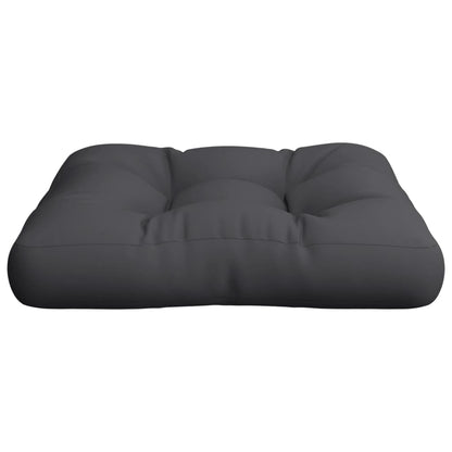 Cuscino per Pallet Nero 58x58x10 cm in Tessuto