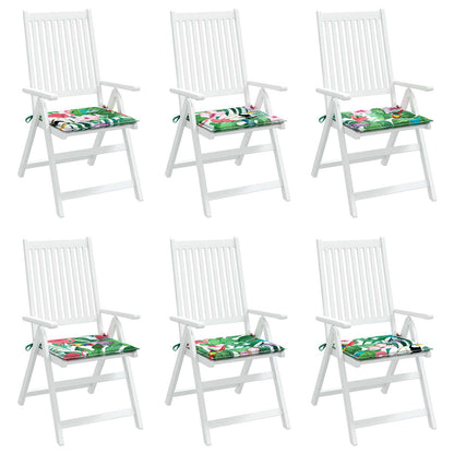 Cuscini per sedie 6 pcs Multicolore 50 x 50 x 4 cm
