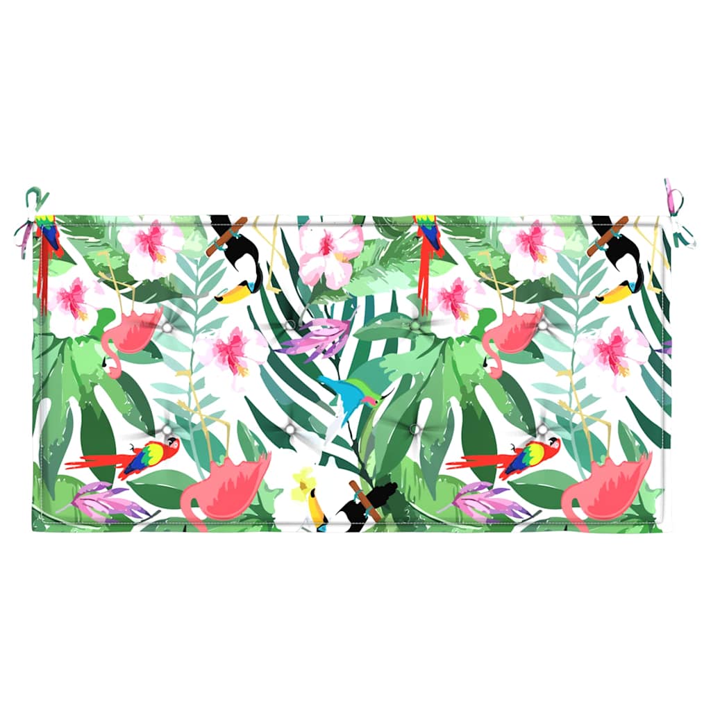 Cuscino Panca da Giardino Multicolore 100x50x3cm Tessuto Oxford