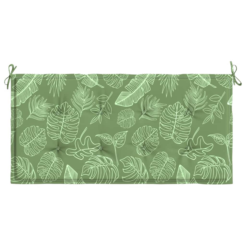 Cuscino per Panca a Foglie 100x50x3 cm in Tessuto Oxford