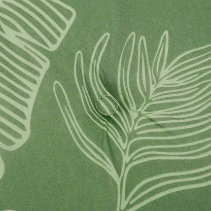Cuscino per Panca a Foglie 100x50x4 cm in Tessuto Oxford