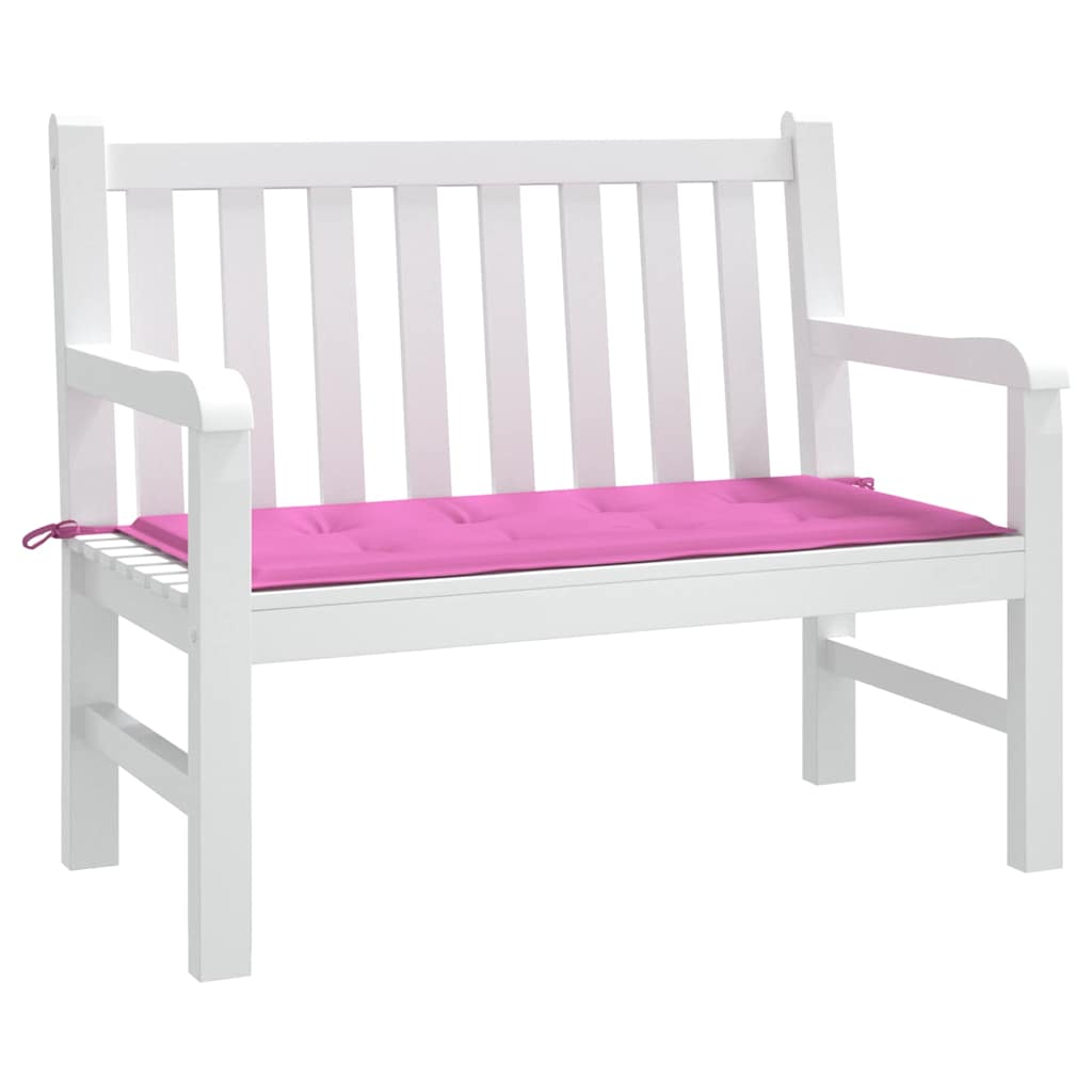 Cuscino per Sedia Rosa 120 x 50 x 3 cm Tessuto Oxford