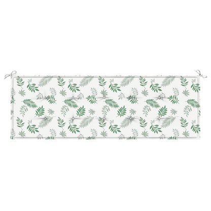 Cuscino per Panca a Foglie 150x50x3 cm in Tessuto Oxford