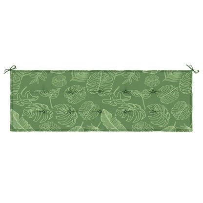 Cuscino per Panca a Foglie 150x50x3 cm in Tessuto Oxford