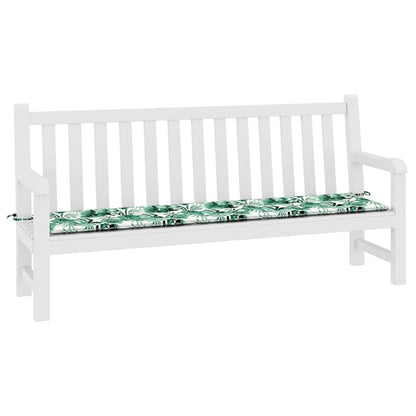 Cuscino per Panchina Foglia Motivo Foglia 200 x 50 x 3 cm