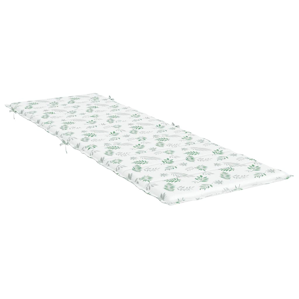 Cuscino per Lettino con Motivo a Foglie in Tessuto Oxford