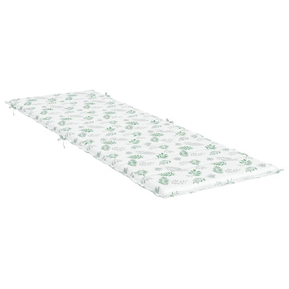 Cuscino per Lettino con Motivo a Foglie in Tessuto Oxford
