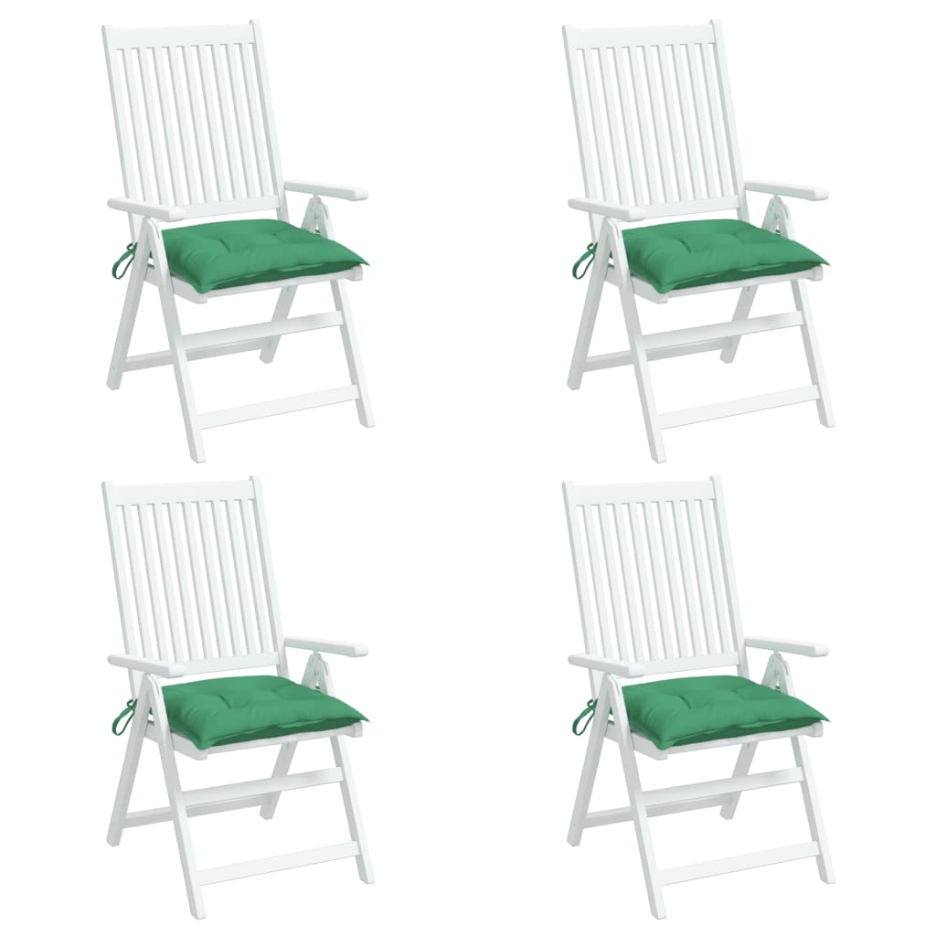 Cuscini per Pallet 4 pz Verdi 50x50x7 cm Tessuto Oxford