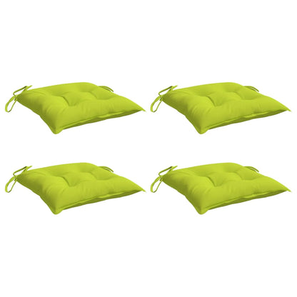 Cuscini per Pallet 4 pz Verde Chiaro 50x50x7 cm Tessuto Oxford