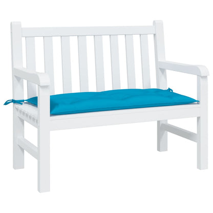 Cuscino per Panca Azzurro 100x50x7 cm in Tessuto Oxford