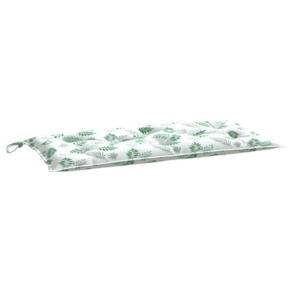 Cuscino per Panca a Foglie 100x50x7 cm in Tessuto Oxford