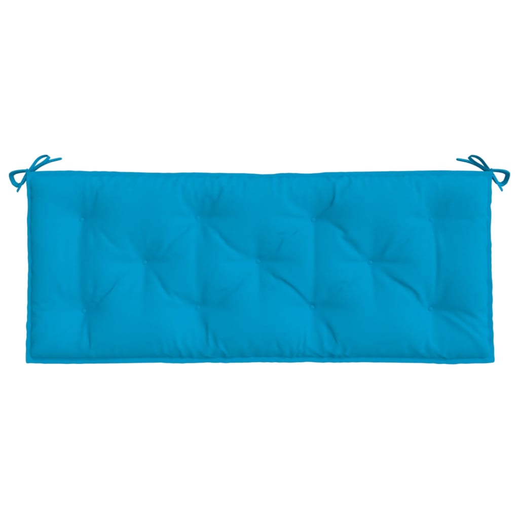 Cuscino per Panca Azzurro 120x50x7 cm in Tessuto Oxford