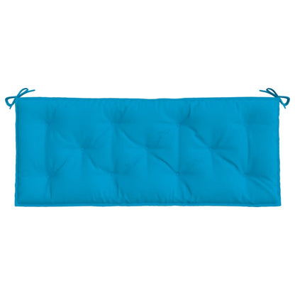 Cuscino per Panca Azzurro 120x50x7 cm in Tessuto Oxford