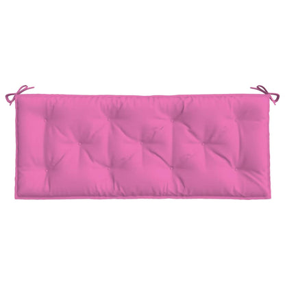 Cuscino per Panca da Giardino Rosa 120x50x7 cm in Tessuto
