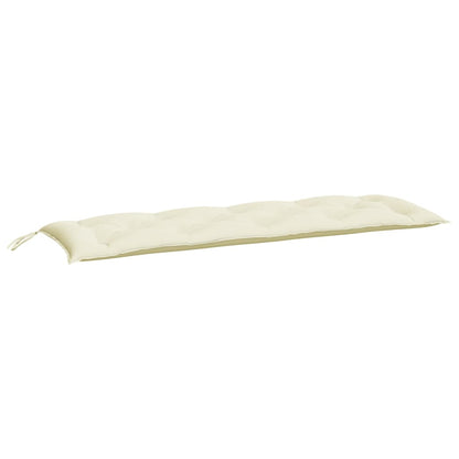 Cuscino per Panca Crema 150x50x7 cm in Tessuto Oxford