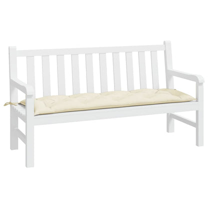 Cuscino per Panca Crema 150x50x7 cm in Tessuto Oxford