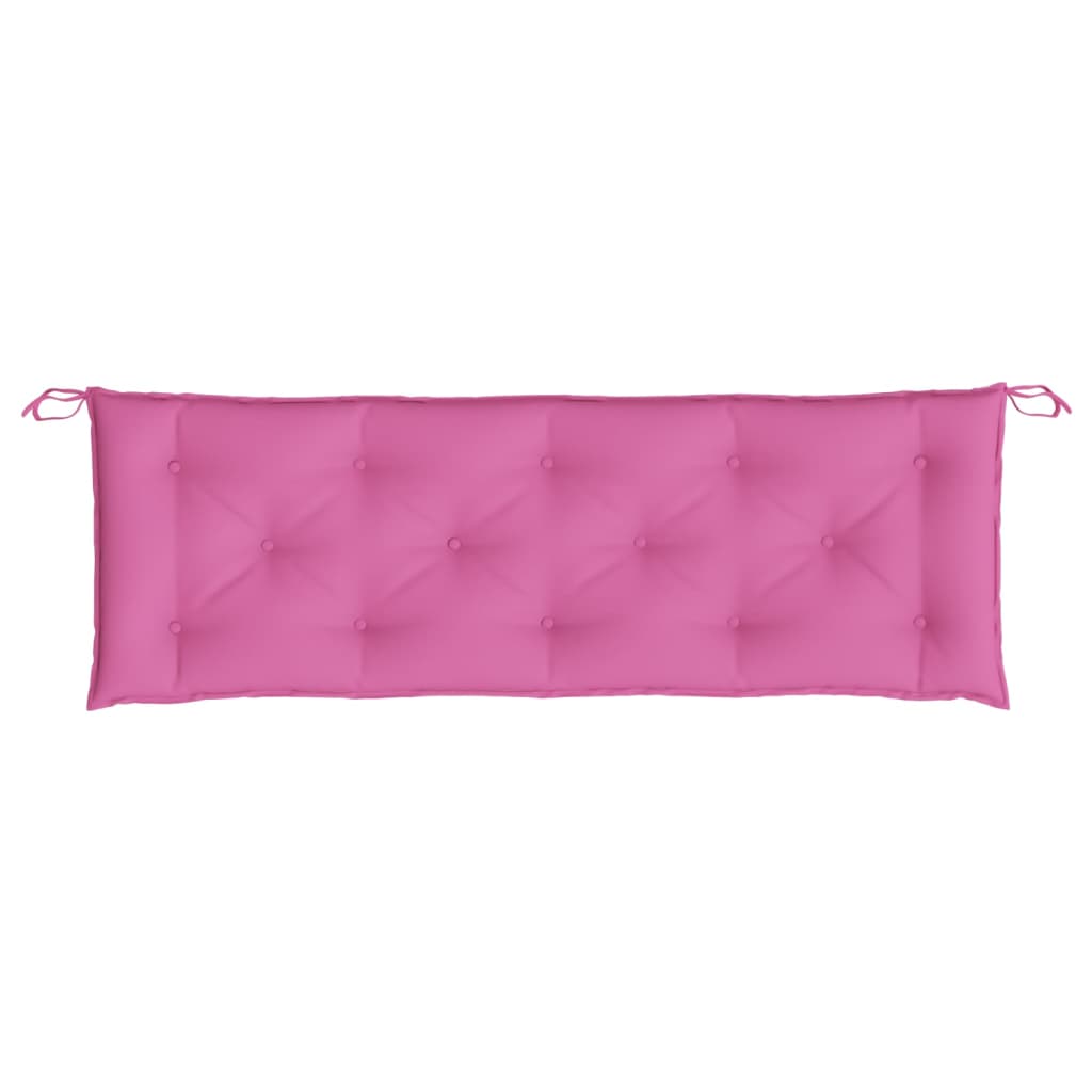Cuscino per Panca Rosa 150x50x7 cm in Tessuto Oxford