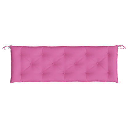 Cuscino per Panca Rosa 150x50x7 cm in Tessuto Oxford