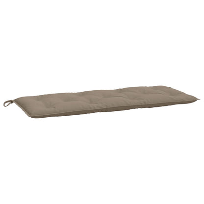 Cuscini per Panca 2 pz Tortora 120x50x7 cm in Tessuto Oxford