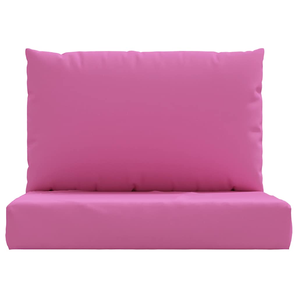 Cuscini per Pallet 2 pz Rosa in Tessuto Oxford