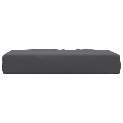 Cuscino per Pallet Antracite 60x60x8 cm in Tessuto