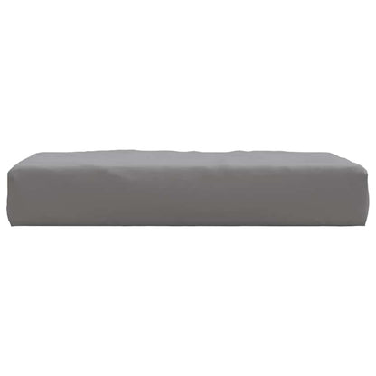 Cuscino per Pallet Grigio 60x60x8 cm in Tessuto Oxford