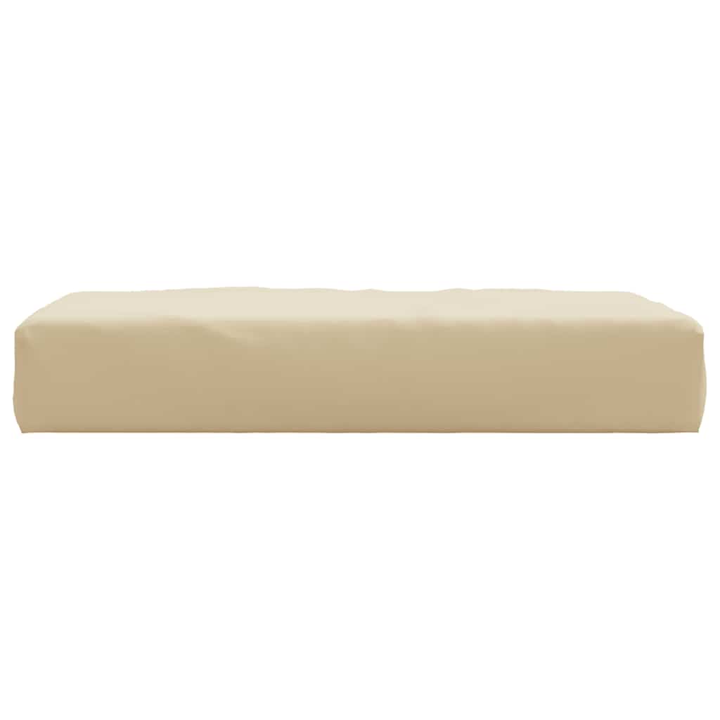 Cuscino per Pallet Beige 60x60x8 cm in Tessuto Oxford