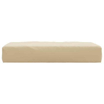 Cuscino per Pallet Beige 60x60x8 cm in Tessuto Oxford