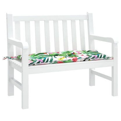 Cuscino per Panca da Giardino Multicolore 110x50x7cm in Tessuto