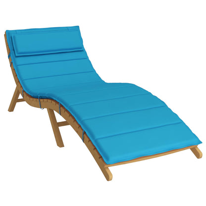 Cuscino per Lounger Sole Azzurro 178 x 60 x 4 cm Tessuto Oxford