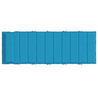 Cuscino per Lounger Sole Azzurro 178 x 60 x 4 cm Tessuto Oxford