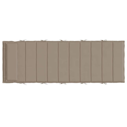 Cuscino per Lettino Tortora 180x60x4 cm in Tessuto Oxford