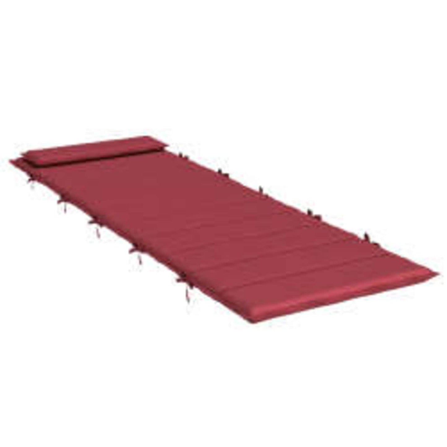 Cuscino per Lounger Sole Rosso vino 178 x 60 x 4 cm