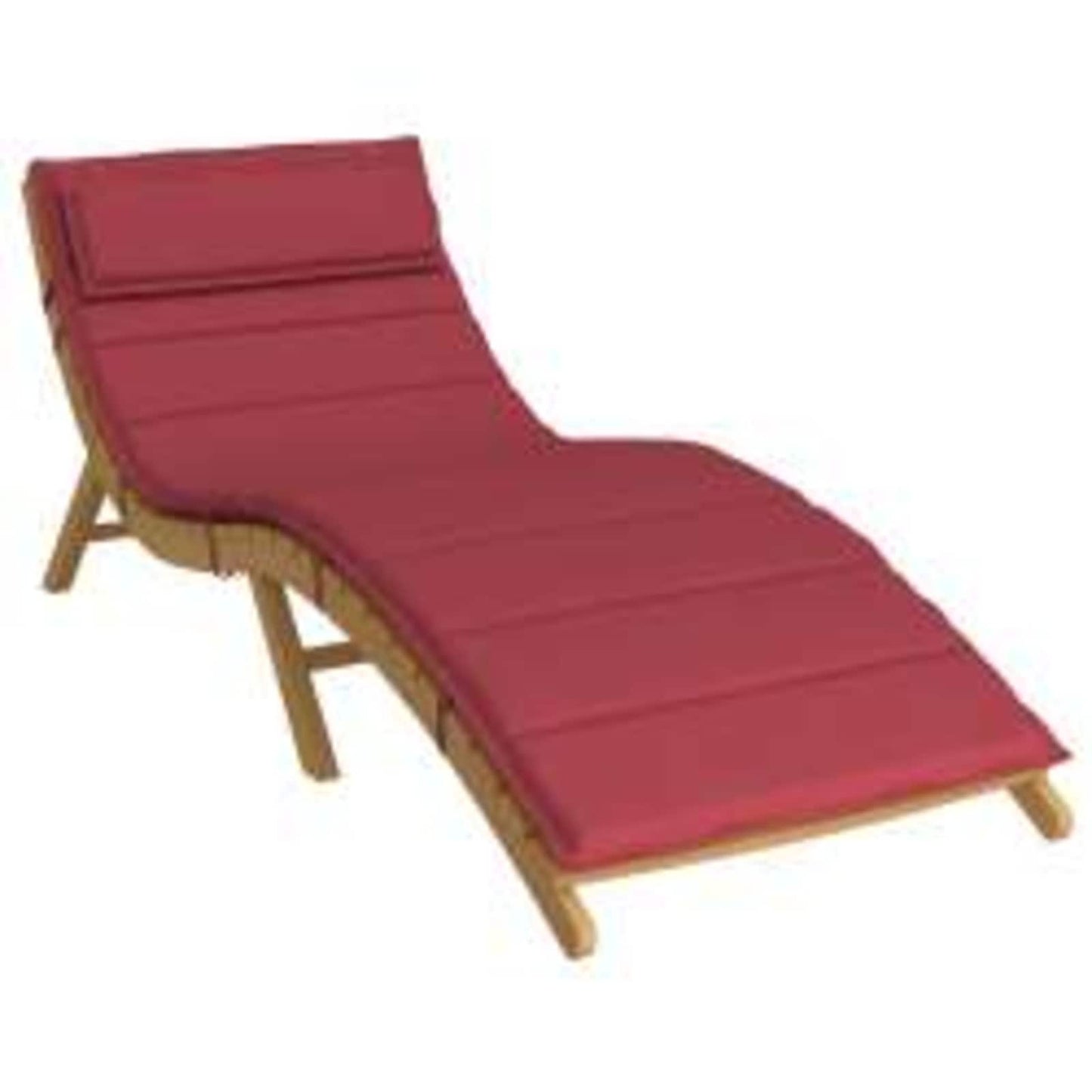 Cuscino per Lounger Sole Rosso vino 178 x 60 x 4 cm