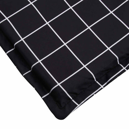 Cuscino per Lounger Sole Nero 178 x 60 x 4 cm Tessuto Oxford