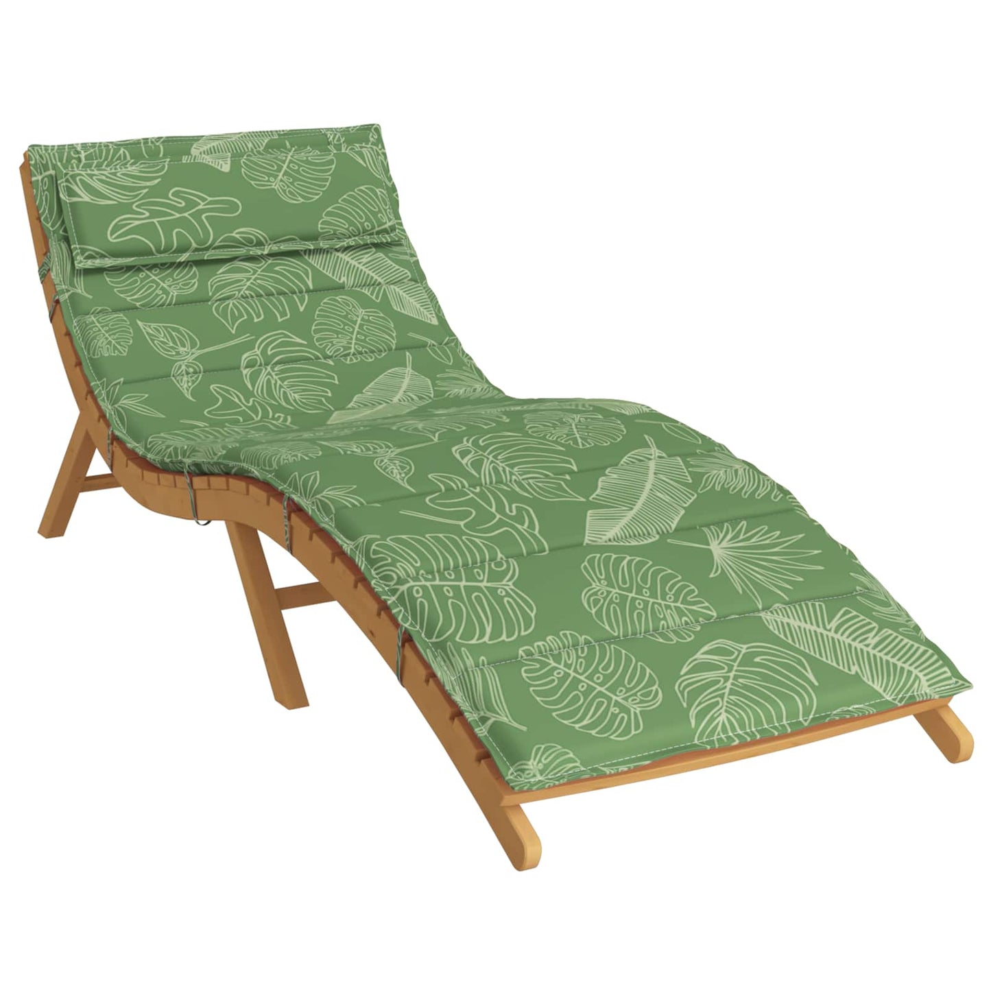 Cuscino per Lounger Sole Verde 178 x 60 x 4 cm Tessuto Oxford
