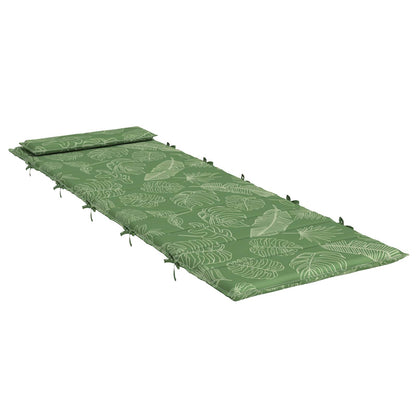 Cuscino per Lounger Sole Verde 178 x 60 x 4 cm Tessuto Oxford