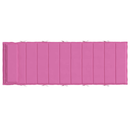 Cuscino per Lounger Sole Rosa 178 x 60 x 4 cm Tessuto Oxford