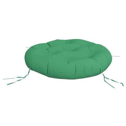 Cuscino Rotondo Verde Ã˜ 60x11 cm in Tessuto Oxford