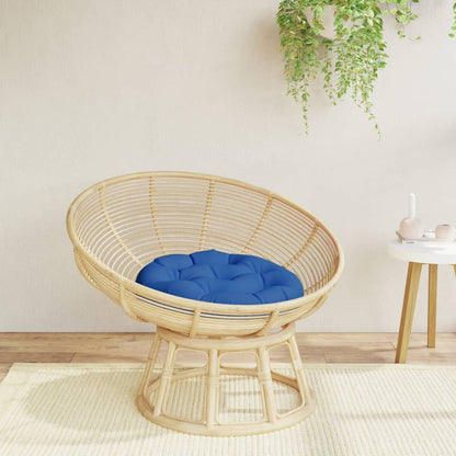 Cuscino Rotondo Blu Reale ÃƒËœ 60x11 cm in Tessuto Oxford