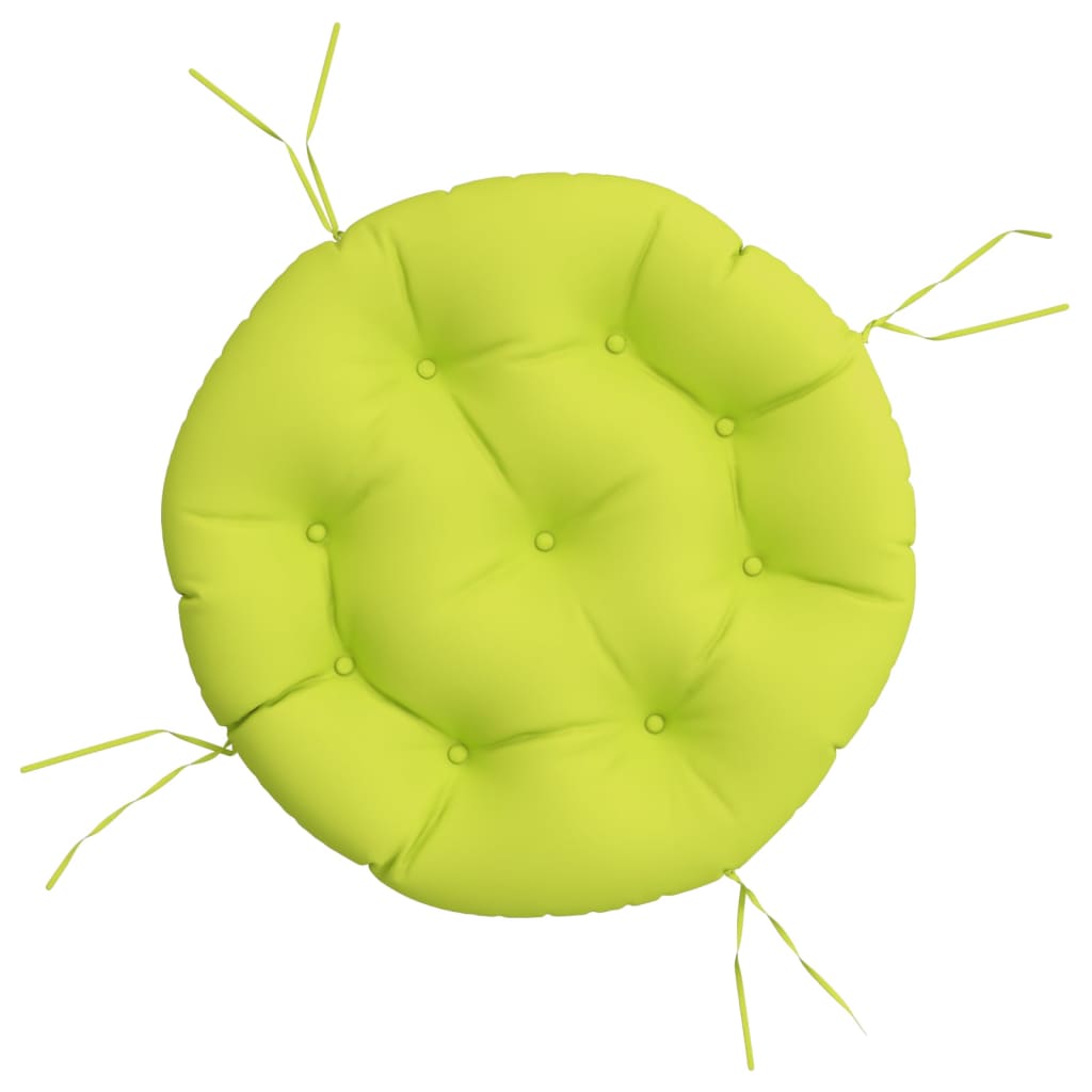 Cuscino Rotondo Verde Chiaro Ã˜ 60x11 cm in Tessuto Oxford