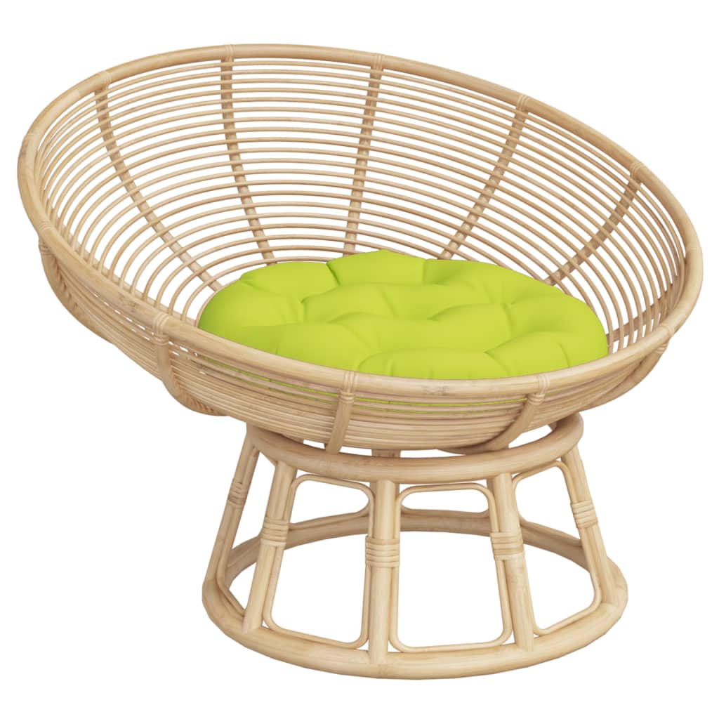 Cuscino Rotondo Verde Chiaro Ã˜ 60x11 cm in Tessuto Oxford