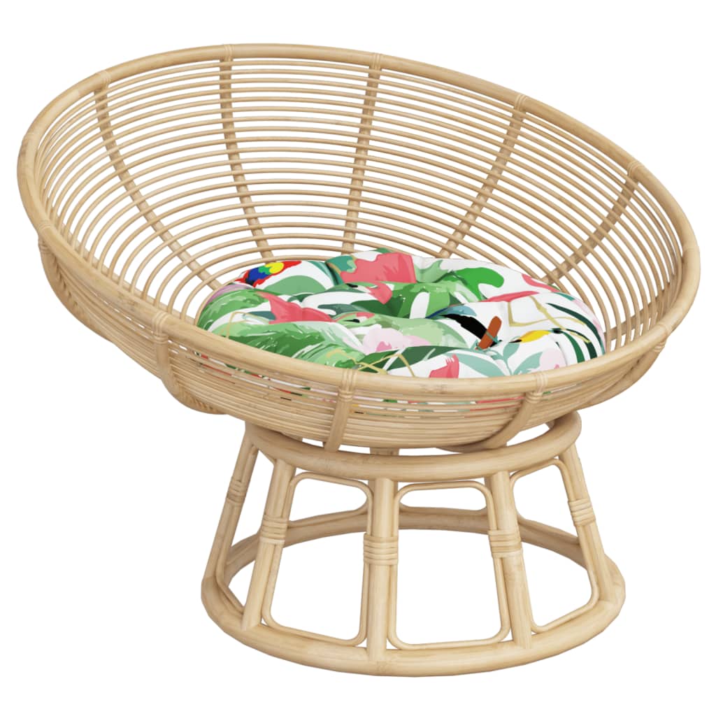 Cuscino Rotondo Multicolore Ã˜ 60x11 cm in Tessuto Oxford
