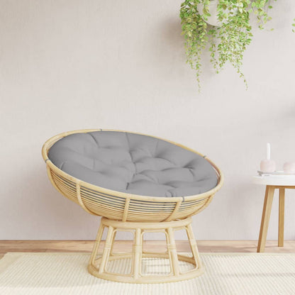 Cuscino Rotondo Grigio Ã˜ 100x11 cm in Tessuto Oxford