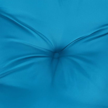 Cuscino Rotondo Blu Chiaro Ã˜ 100x11 cm in Tessuto Oxford