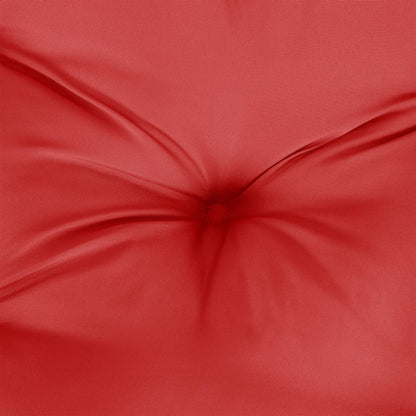 Cuscino Rotondo Rosso Ã˜ 100x11 cm in Tessuto Oxford