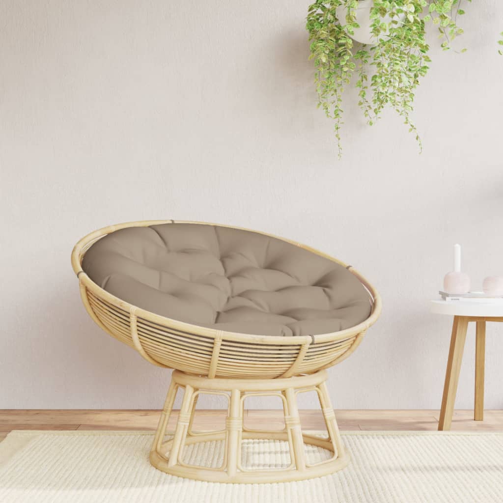 Cuscino Rotondo Tortora ÃƒËœ 100x11 cm in Tessuto Oxford